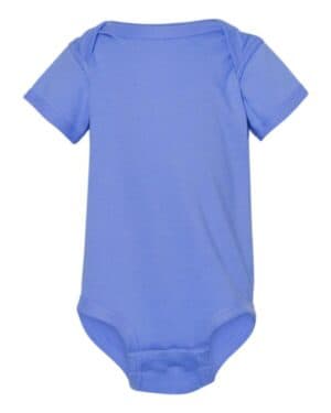 CAROLINA BLUE Rabbit skins 4424 infant fine jersey bodysuit