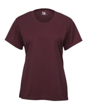 MAROON Badger 4160 womens b-core t-shirt