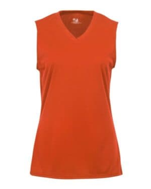 BURNT ORANGE Badger 4163 women's b-core sleeveless t-shirt
