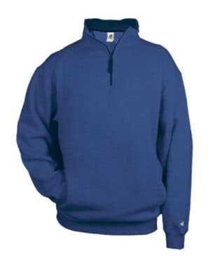 Badger 1286 quarter-zip fleece pullover