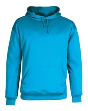 ELECTRIC BLUE Badger 1454 performance fleece hooded sweatshirt