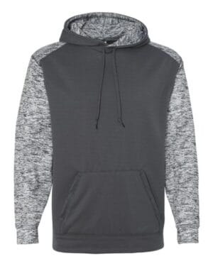 GRAPHITE/ GRAPHITE BLEND Badger 1462 sport blend performance hooded sweatshirt