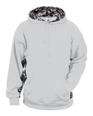 1464 digital camo colorblock performance fleece hooded sweatshirt