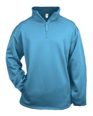 COLUMBIA BLUE Badger 1480 performance fleece quarter-zip pullover