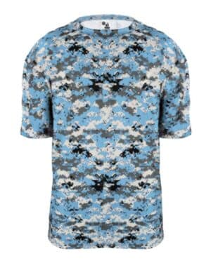 COLUMBIA BLUE DIGITAL Badger 4180 digital camo t-shirt