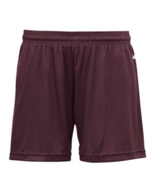 MAROON Badger 2116 girls' b-core shorts