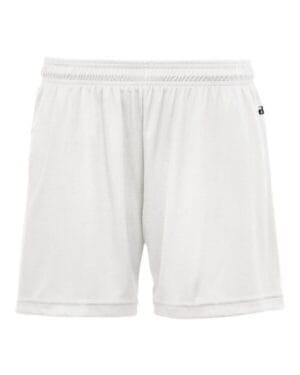 WHITE Badger 2116 girls' b-core shorts