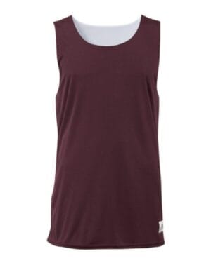 MAROON/ WHITE Badger 2129 youth b-core reversible tank top