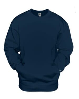 NAVY Badger 1252 pocket sweatshirt
