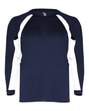 Badger 2154 youth b-core hook long sleeve t-shirt