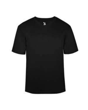 BLACK Badger 2162 youth b-core v-neck t-shirt
