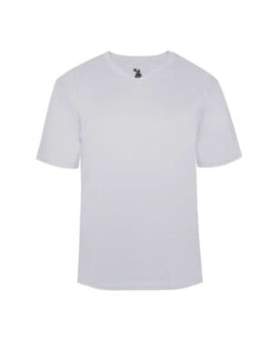 SILVER Badger 2162 youth b-core v-neck t-shirt