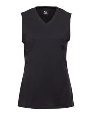 BLACK Badger 2163 girls' b-core sleeveless t-shirt