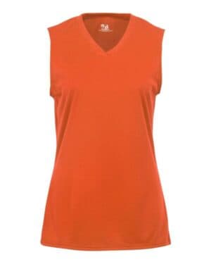 BURNT ORANGE Badger 2163 girls' b-core sleeveless t-shirt