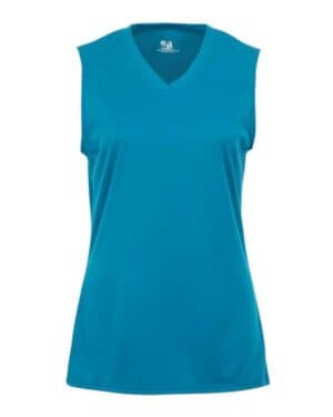 ELECTRIC BLUE Badger 2163 girls' b-core sleeveless t-shirt