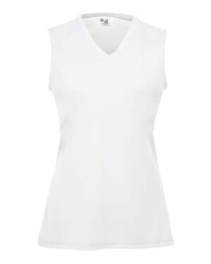 WHITE Badger 2163 girls' b-core sleeveless t-shirt