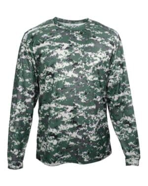 FOREST DIGITAL Badger 2184 youth digital camo long sleeve t-shirt