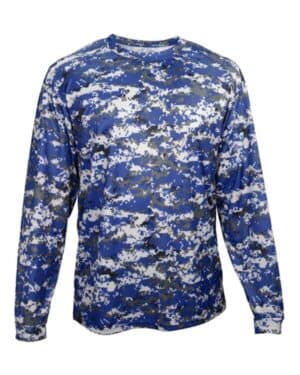 Badger 2184 youth digital camo long sleeve t-shirt