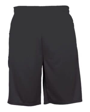 BLACK/ WHITE Badger 2189 youth digital camo panel shorts