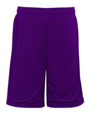 PURPLE Badger 7219 pro mesh 9 shorts with pockets