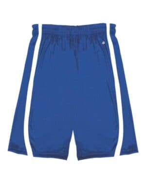 ROYAL/ WHITE Alleson athletic 7244 b-core b-slam reversible shorts