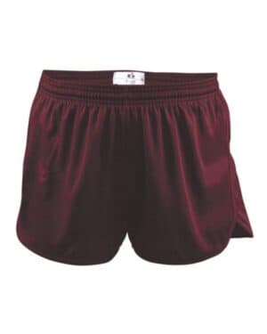 MAROON Alleson athletic 7272 b-core track shorts