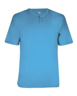 COLUMBIA BLUE Alleson athletic 2930 b-core youth placket jersey