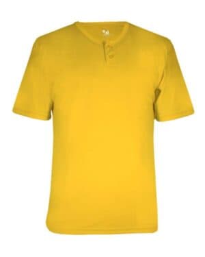 GOLD Alleson athletic 2930 b-core youth placket jersey