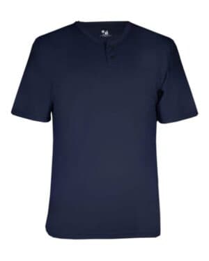 NAVY Alleson athletic 2930 b-core youth placket jersey