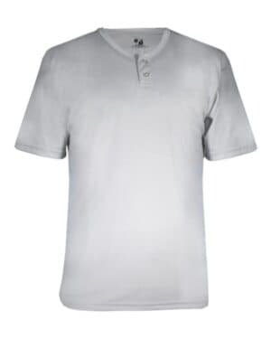 SILVER Alleson athletic 2930 b-core youth placket jersey