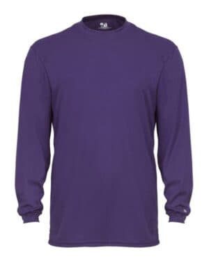 PURPLE Badger 4104 b-core long sleeve t-shirt