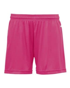 HOT PINK Badger 4116 women's b-core 5 inseam shorts