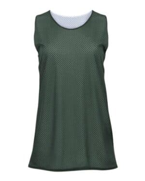 FOREST/ WHITE Badger 8978 pro mesh women's reversible tank top