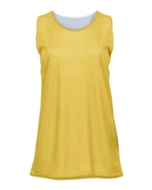GOLD/ WHITE Badger 8978 pro mesh women's reversible tank top
