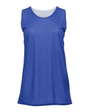 ROYAL/ WHITE Badger 8978 pro mesh women's reversible tank top