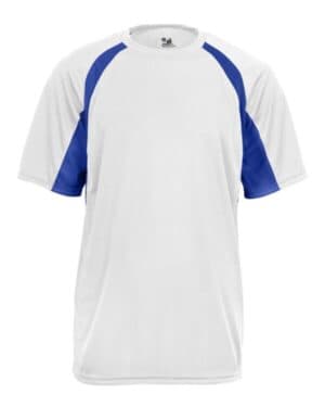 WHITE/ ROYAL Badger 4144 b-core hook t-shirt