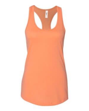 LIGHT ORANGE Next level 1533 women's ideal racerback tank