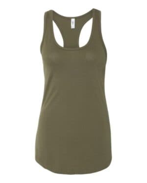 MILITARY GREEN Next level 1533 women's ideal racerback tank