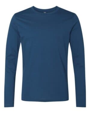 COOL BLUE Next level 3601 cotton long sleeve t-shirt