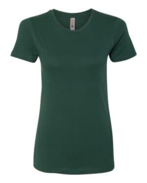 FOREST GREEN Next level 3900 womens cotton t-shirt