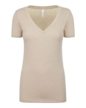 Next level 6640 womens cvc deep v-neck t-shirt