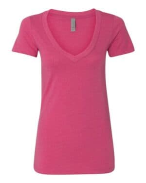 Next level 6640 womens cvc deep v-neck t-shirt
