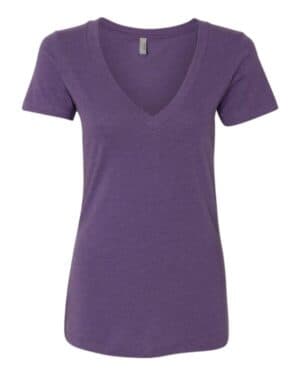 Next level 6640 womens cvc deep v-neck t-shirt