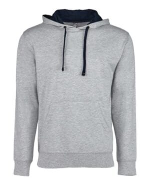 HEATHER GREY/ MIDNIGHT NAVY Next level 9301 laguna hoodie