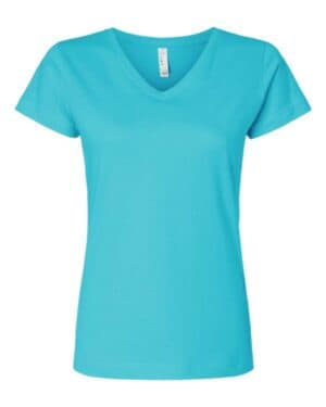 CARIBBEAN Lat 3507 women's fine jersey v-neck tee