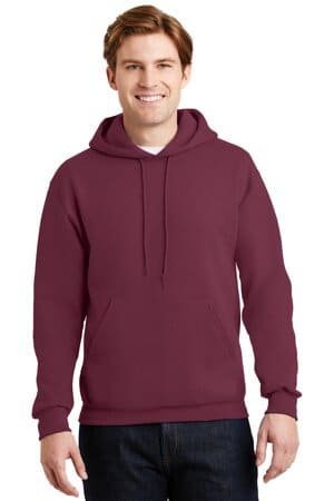 MAROON 4997M jerzees super sweats nublend-pullover hooded sweatshirt