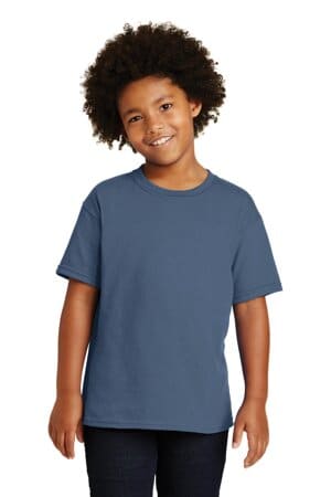 INDIGO BLUE 5000B gildan-youth heavy cotton 100% cotton t-shirt