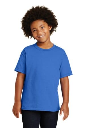NEON BLUE 5000B gildan-youth heavy cotton 100% cotton t-shirt