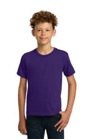 PURPLE 5000B gildan-youth heavy cotton 100% cotton t-shirt