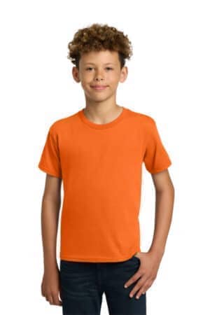 S. ORANGE 5000B gildan-youth heavy cotton 100% cotton t-shirt